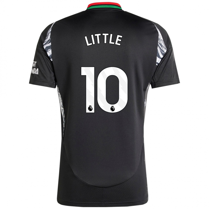 Niño Camiseta Kim Little #10 Negro 2ª Equipación 2024/25 La Camisa Argentina