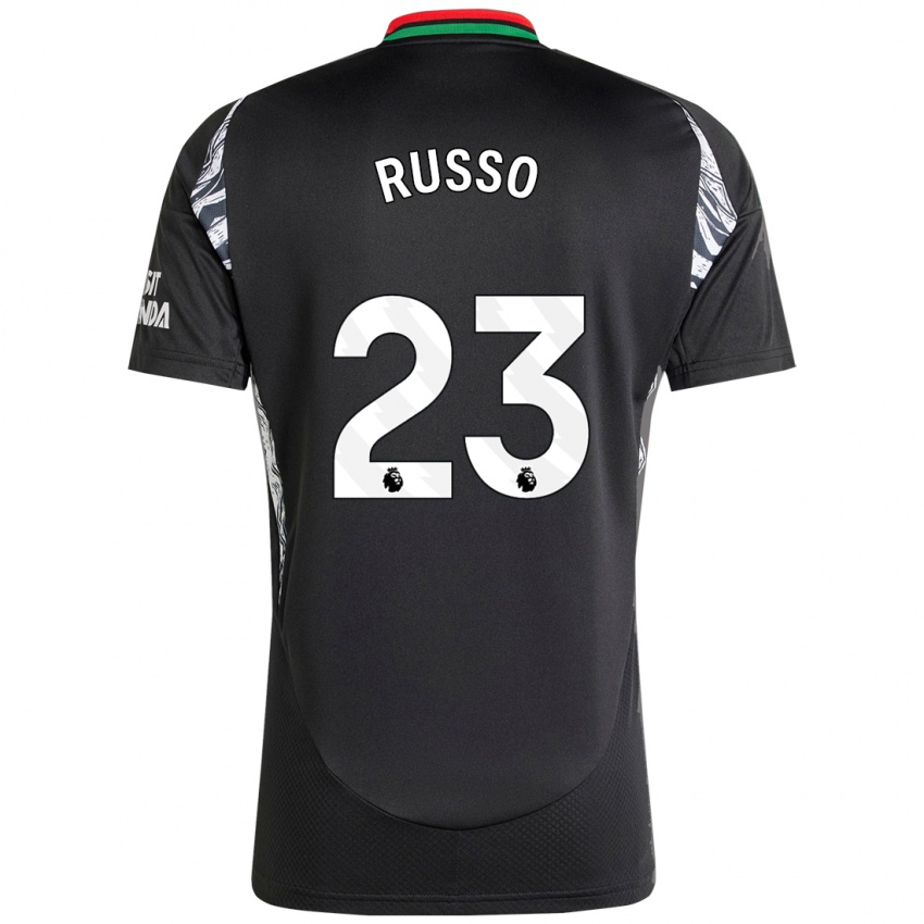 Niño Camiseta Alessia Russo #23 Negro 2ª Equipación 2024/25 La Camisa Argentina