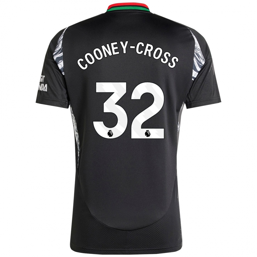 Niño Camiseta Kyra Cooney-Cross #32 Negro 2ª Equipación 2024/25 La Camisa Argentina