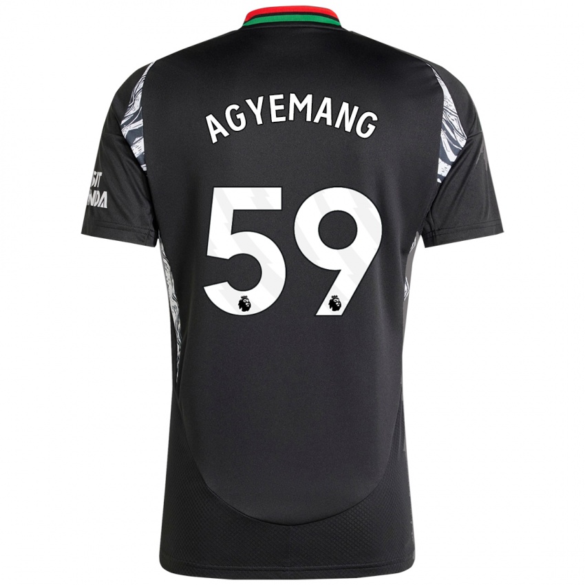 Niño Camiseta Michelle Agyemang #59 Negro 2ª Equipación 2024/25 La Camisa Argentina