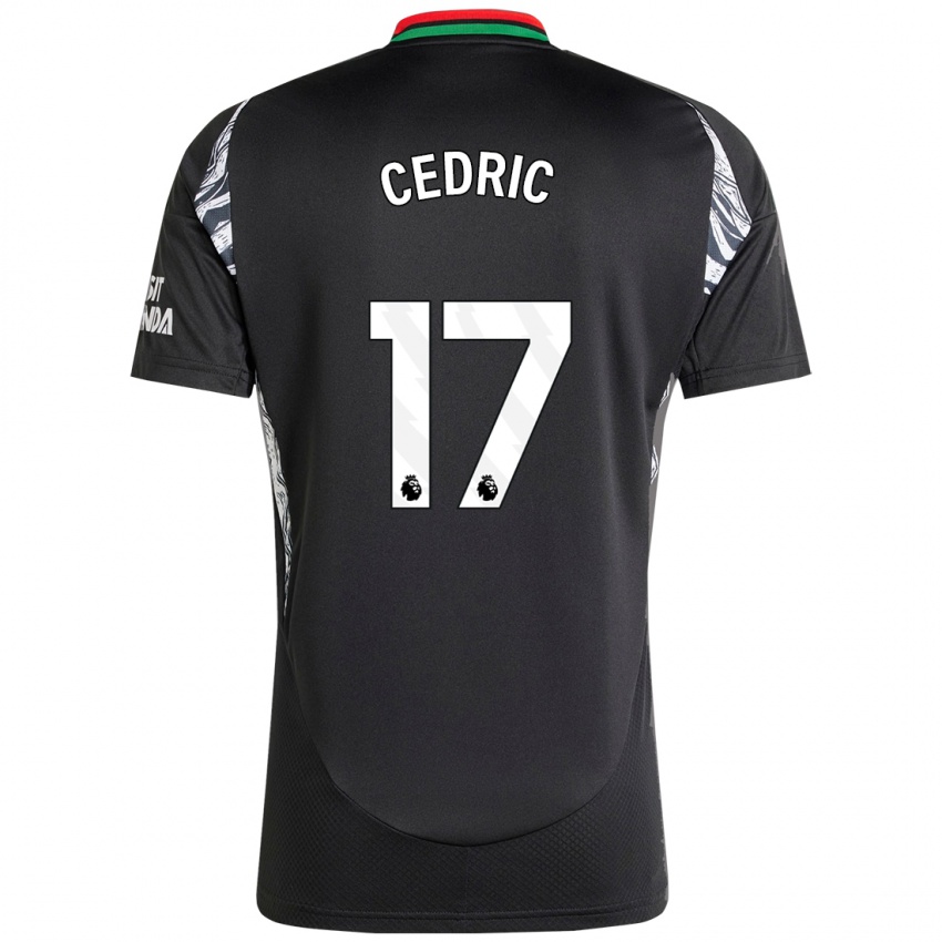 Niño Camiseta Cedric Soares #17 Negro 2ª Equipación 2024/25 La Camisa Argentina