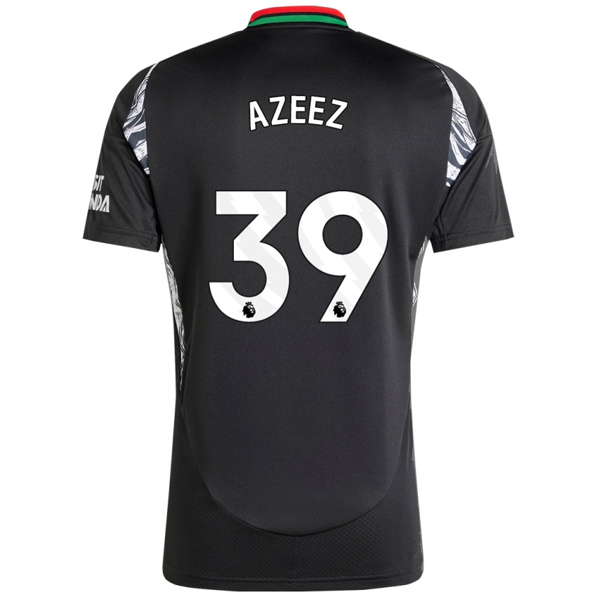 Niño Camiseta Miguel Azeez #39 Negro 2ª Equipación 2024/25 La Camisa Argentina