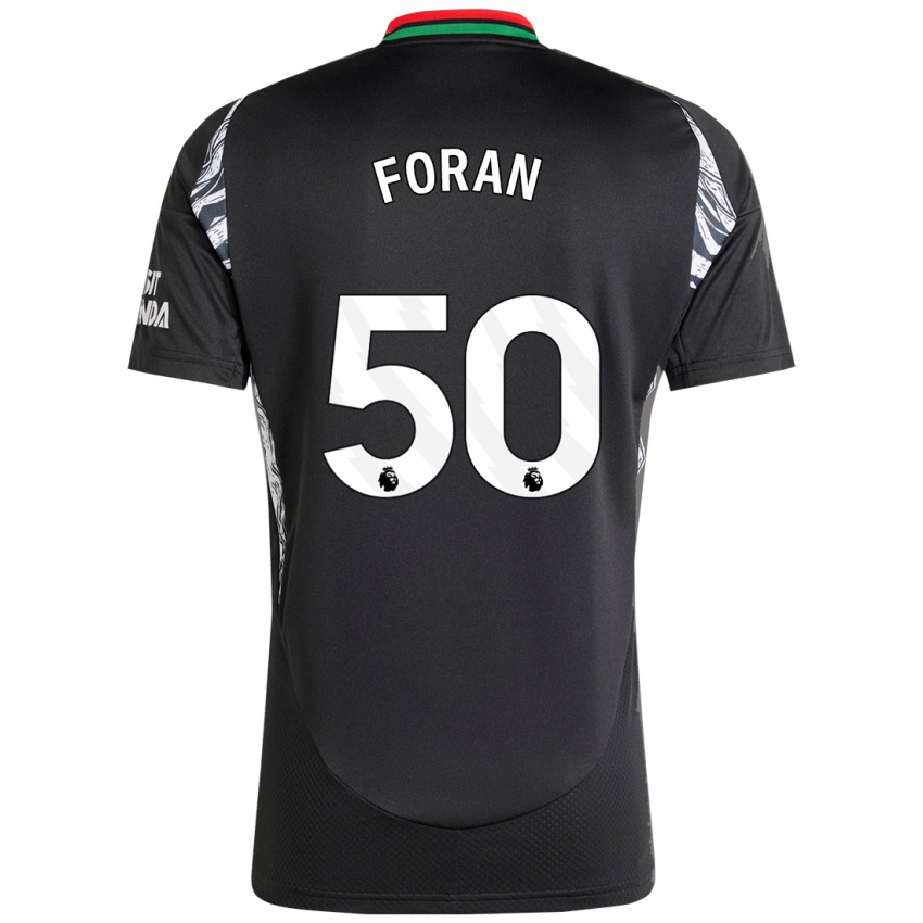 Niño Camiseta Taylor Foran #50 Negro 2ª Equipación 2024/25 La Camisa Argentina