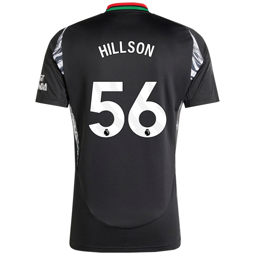 Niño Camiseta James Hillson #56 Negro 2ª Equipación 2024/25 La Camisa Argentina