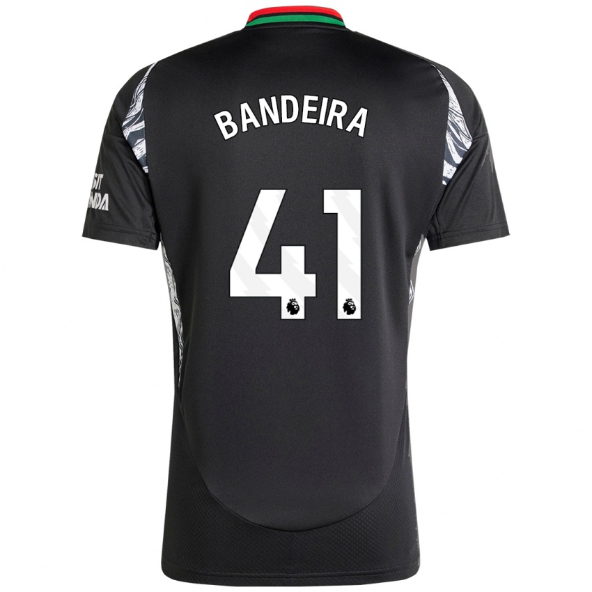 Niño Camiseta Mauro Bandeira #41 Negro 2ª Equipación 2024/25 La Camisa Argentina