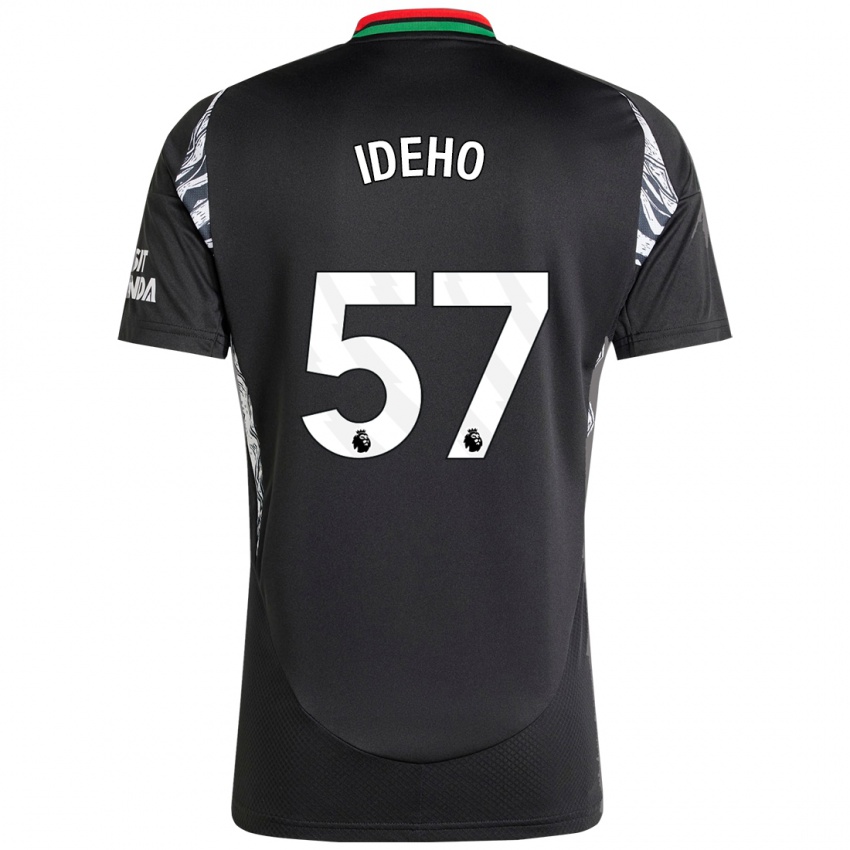 Niño Camiseta Joel Ideho #57 Negro 2ª Equipación 2024/25 La Camisa Argentina