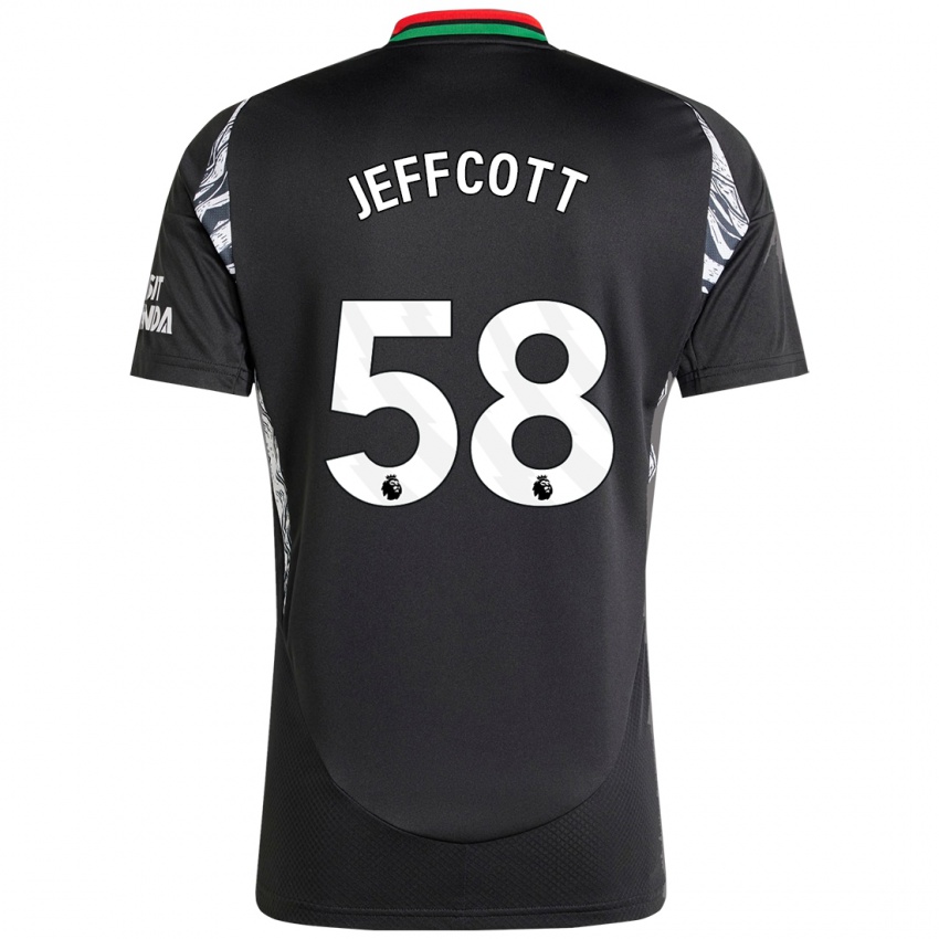 Niño Camiseta Henry Jeffcott #58 Negro 2ª Equipación 2024/25 La Camisa Argentina