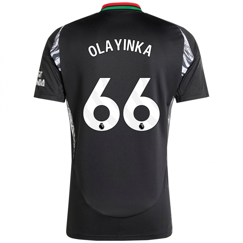 Niño Camiseta James Olayinka #66 Negro 2ª Equipación 2024/25 La Camisa Argentina