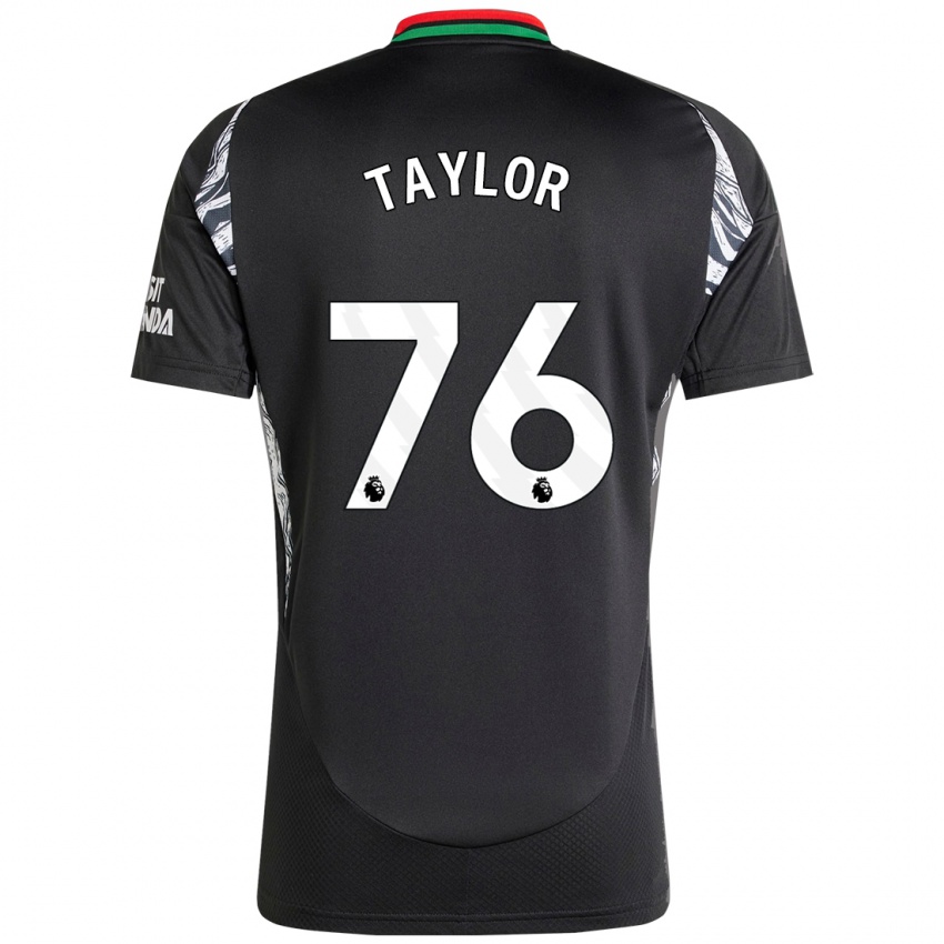 Niño Camiseta Kido Taylor Hart #76 Negro 2ª Equipación 2024/25 La Camisa Argentina