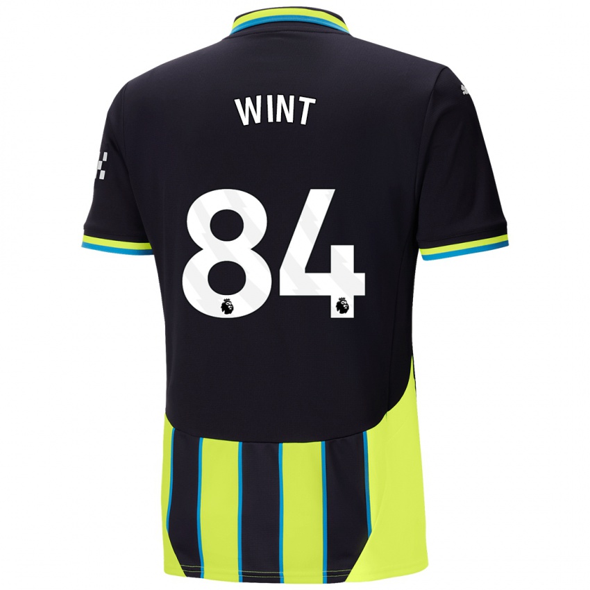 Niño Camiseta Jack Wint #84 Azul Amarillo 2ª Equipación 2024/25 La Camisa Argentina