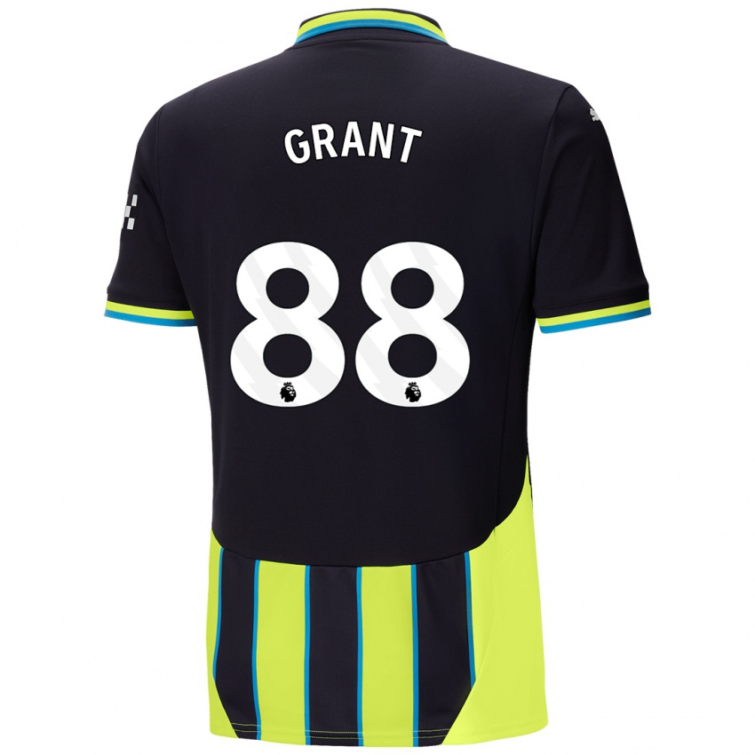 Niño Camiseta True Grant #88 Azul Amarillo 2ª Equipación 2024/25 La Camisa Argentina