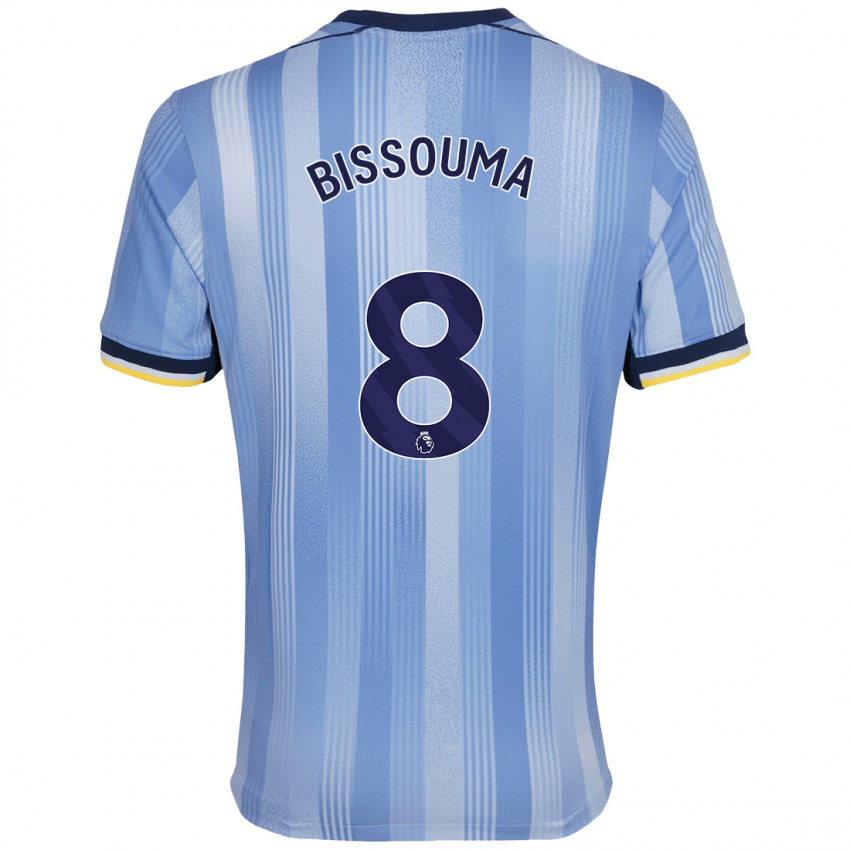 Niño Camiseta Yves Bissouma #8 Azul Claro 2ª Equipación 2024/25 La Camisa Argentina