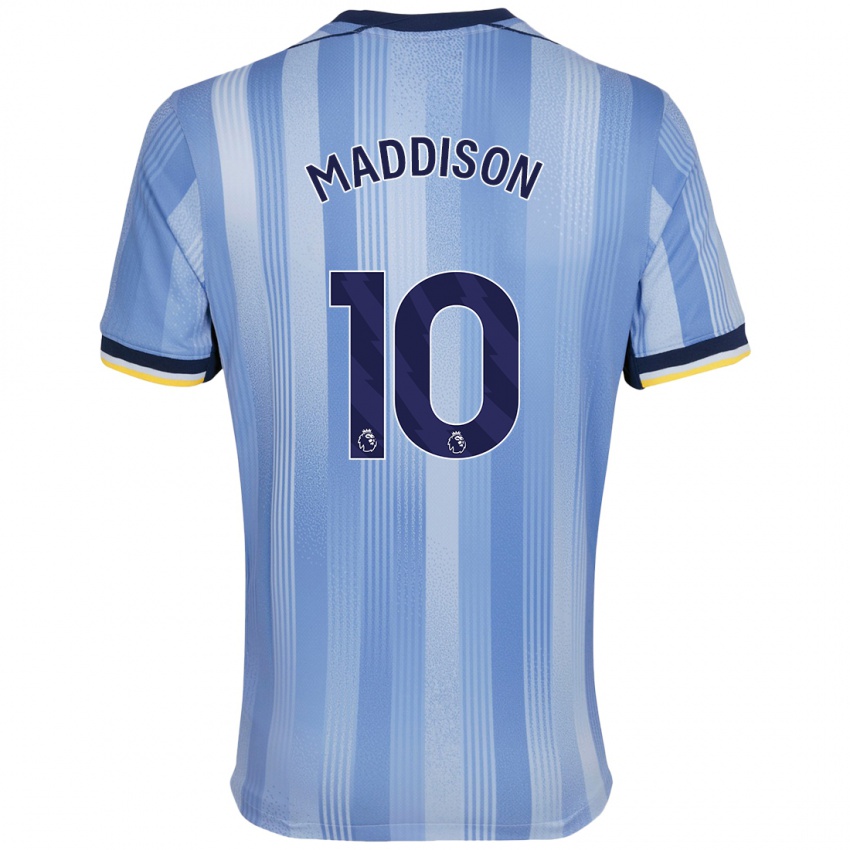 Niño Camiseta James Maddison #10 Azul Claro 2ª Equipación 2024/25 La Camisa Argentina