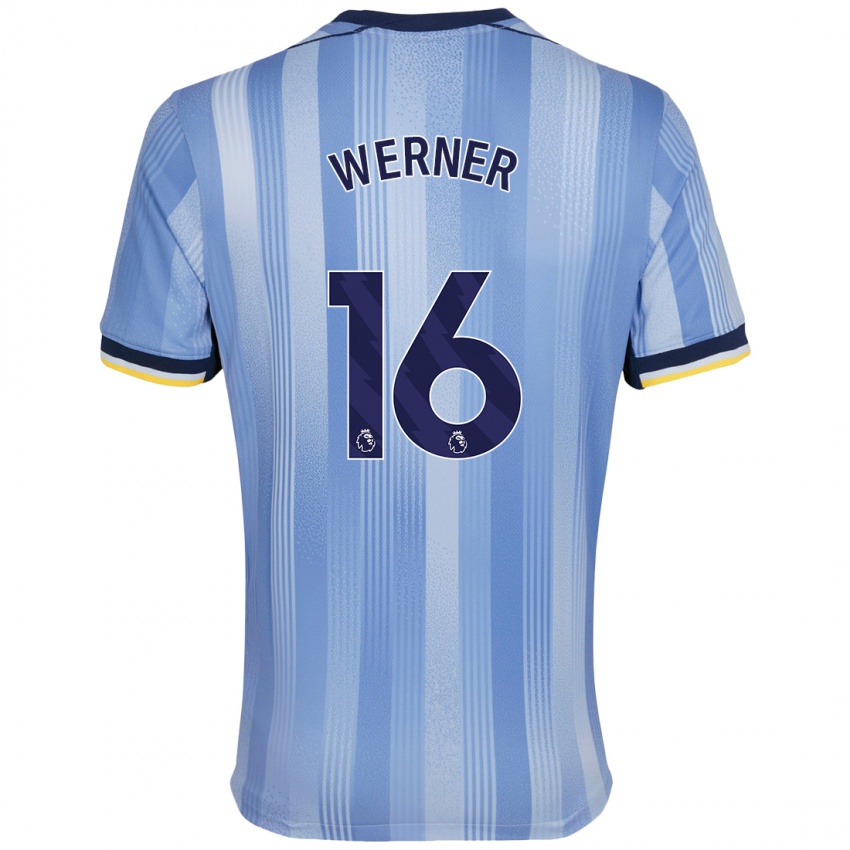 Niño Camiseta Timo Werner #16 Azul Claro 2ª Equipación 2024/25 La Camisa Argentina