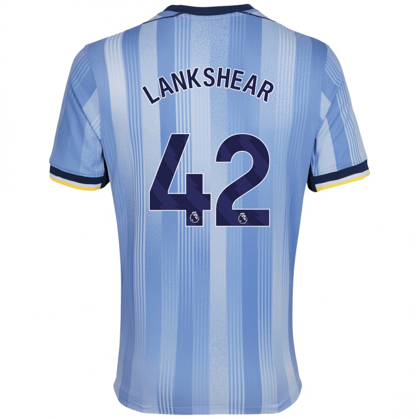 Niño Camiseta Will Lankshear #42 Azul Claro 2ª Equipación 2024/25 La Camisa Argentina