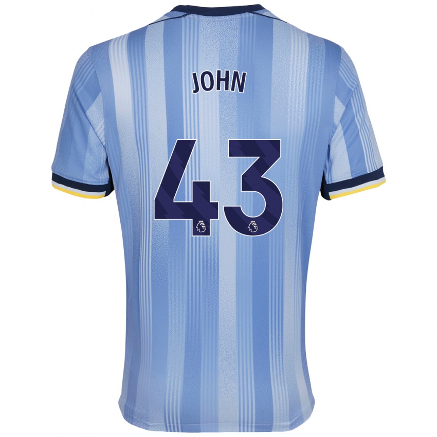 Niño Camiseta Nile John #43 Azul Claro 2ª Equipación 2024/25 La Camisa Argentina