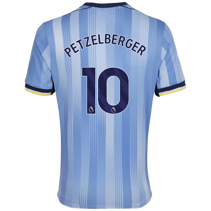 Niño Camiseta Ramona Petzelberger #10 Azul Claro 2ª Equipación 2024/25 La Camisa Argentina