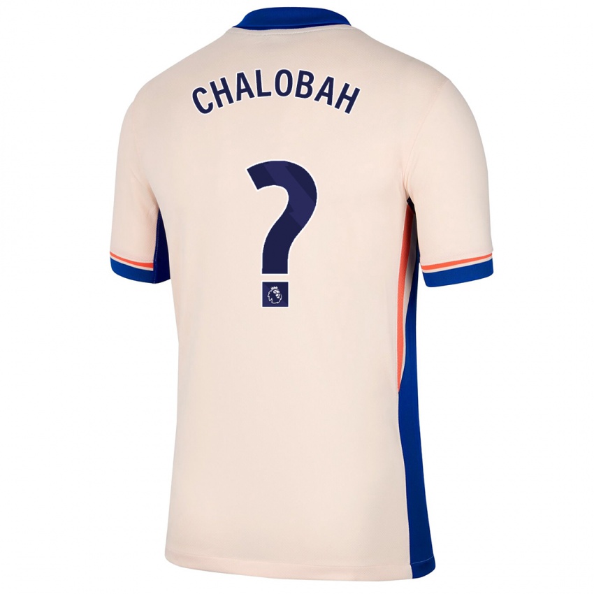 Niño Camiseta Trevoh Chalobah #0 Beige Claro 2ª Equipación 2024/25 La Camisa Argentina