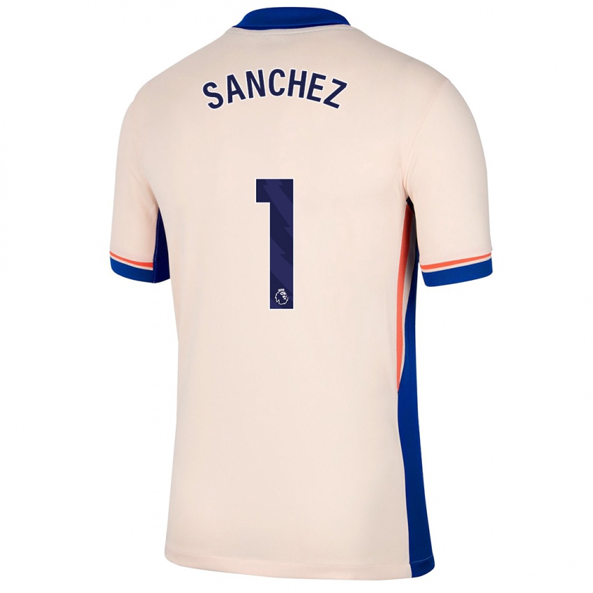 Niño Camiseta Robert Sánchez #1 Beige Claro 2ª Equipación 2024/25 La Camisa Argentina