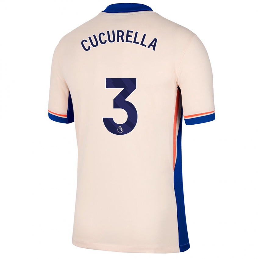 Niño Camiseta Marc Cucurella #3 Beige Claro 2ª Equipación 2024/25 La Camisa Argentina