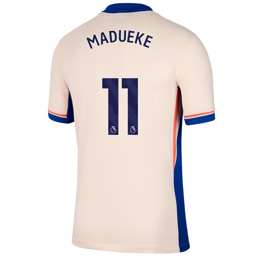 Niño Camiseta Noni Madueke #11 Beige Claro 2ª Equipación 2024/25 La Camisa Argentina