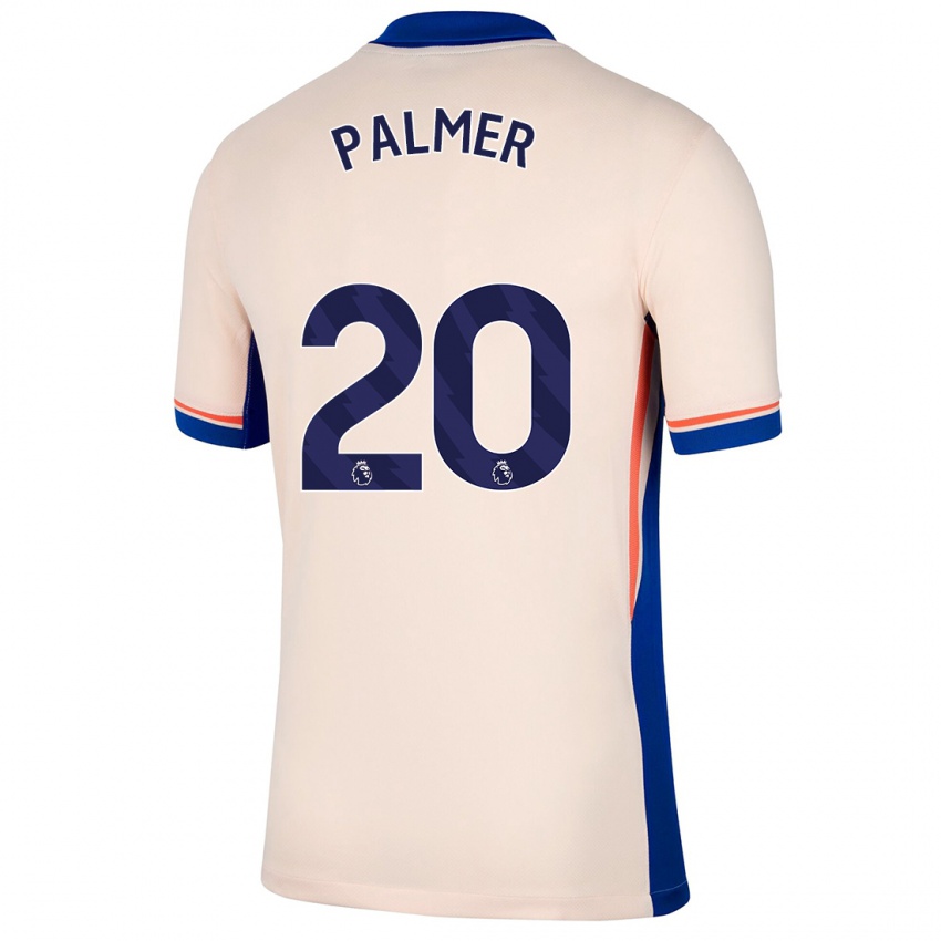 Niño Camiseta Cole Palmer #20 Beige Claro 2ª Equipación 2024/25 La Camisa Argentina