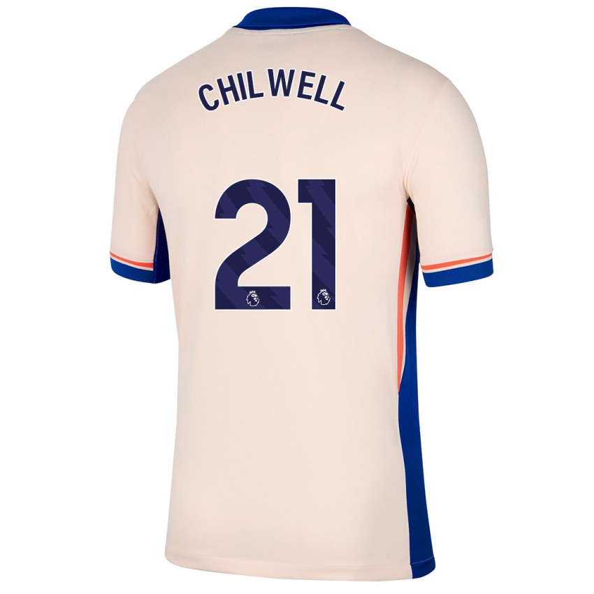 Niño Camiseta Ben Chilwell #21 Beige Claro 2ª Equipación 2024/25 La Camisa Argentina