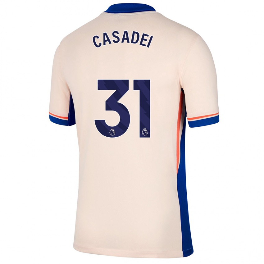 Niño Camiseta Cesare Casadei #31 Beige Claro 2ª Equipación 2024/25 La Camisa Argentina