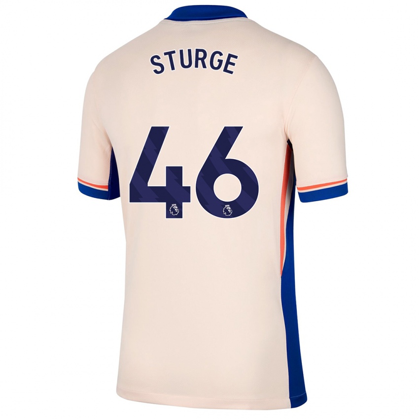 Niño Camiseta Zak Sturge #46 Beige Claro 2ª Equipación 2024/25 La Camisa Argentina