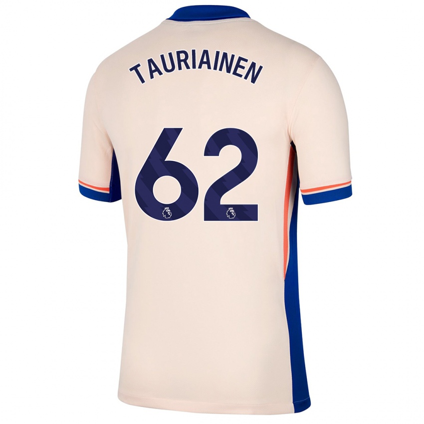 Niño Camiseta Jimi Tauriainen #62 Beige Claro 2ª Equipación 2024/25 La Camisa Argentina