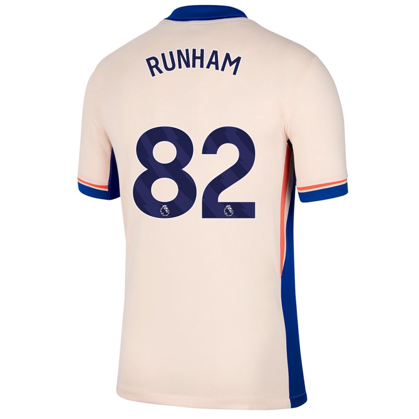 Niño Camiseta Frankie Runham #82 Beige Claro 2ª Equipación 2024/25 La Camisa Argentina