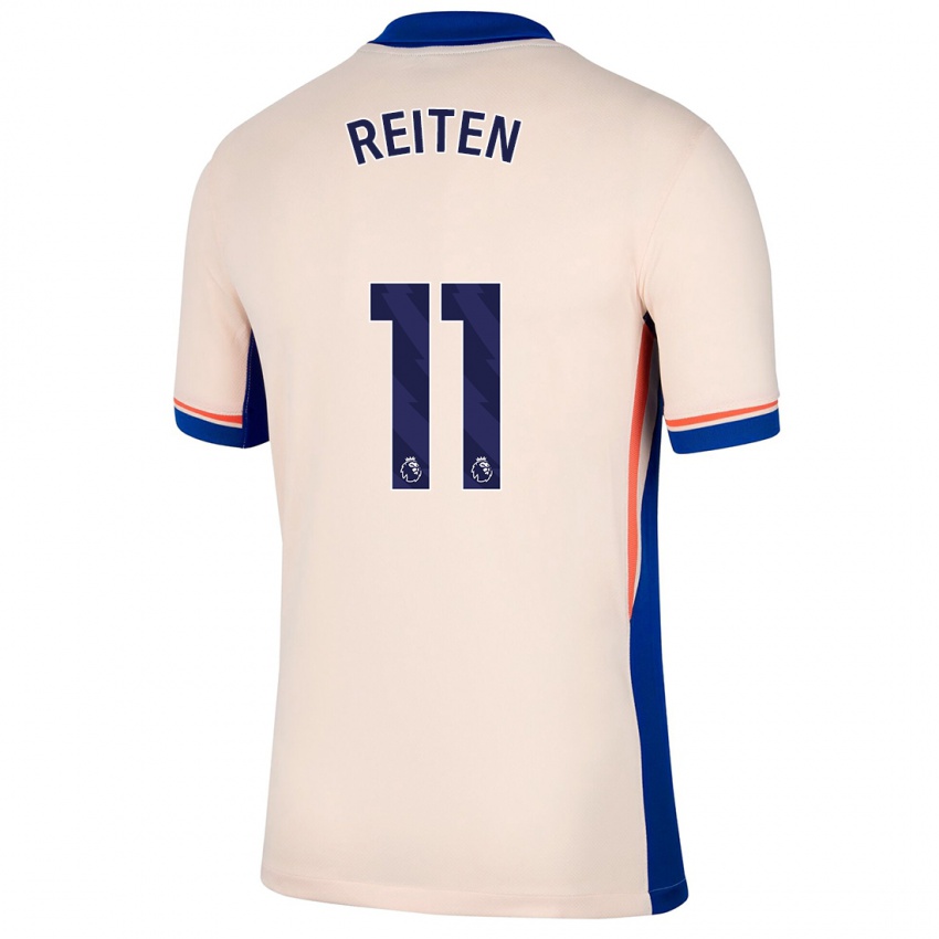 Niño Camiseta Guro Reiten #11 Beige Claro 2ª Equipación 2024/25 La Camisa Argentina