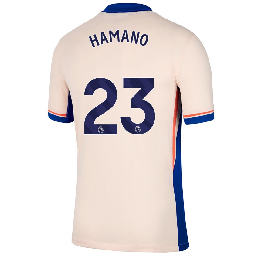 Niño Camiseta Maika Hamano #23 Beige Claro 2ª Equipación 2024/25 La Camisa Argentina