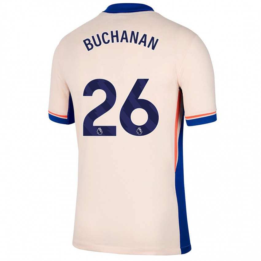 Niño Camiseta Kadeisha Buchanan #26 Beige Claro 2ª Equipación 2024/25 La Camisa Argentina