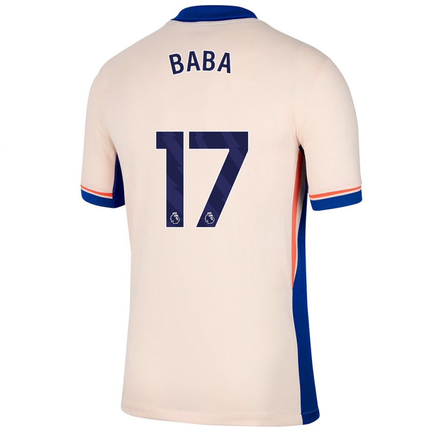 Niño Camiseta Abdul-Rahman Baba #17 Beige Claro 2ª Equipación 2024/25 La Camisa Argentina