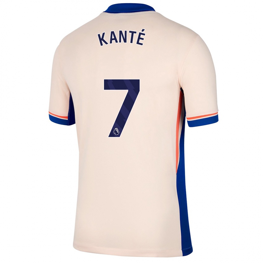 Niño Camiseta N'golo Kante #7 Beige Claro 2ª Equipación 2024/25 La Camisa Argentina