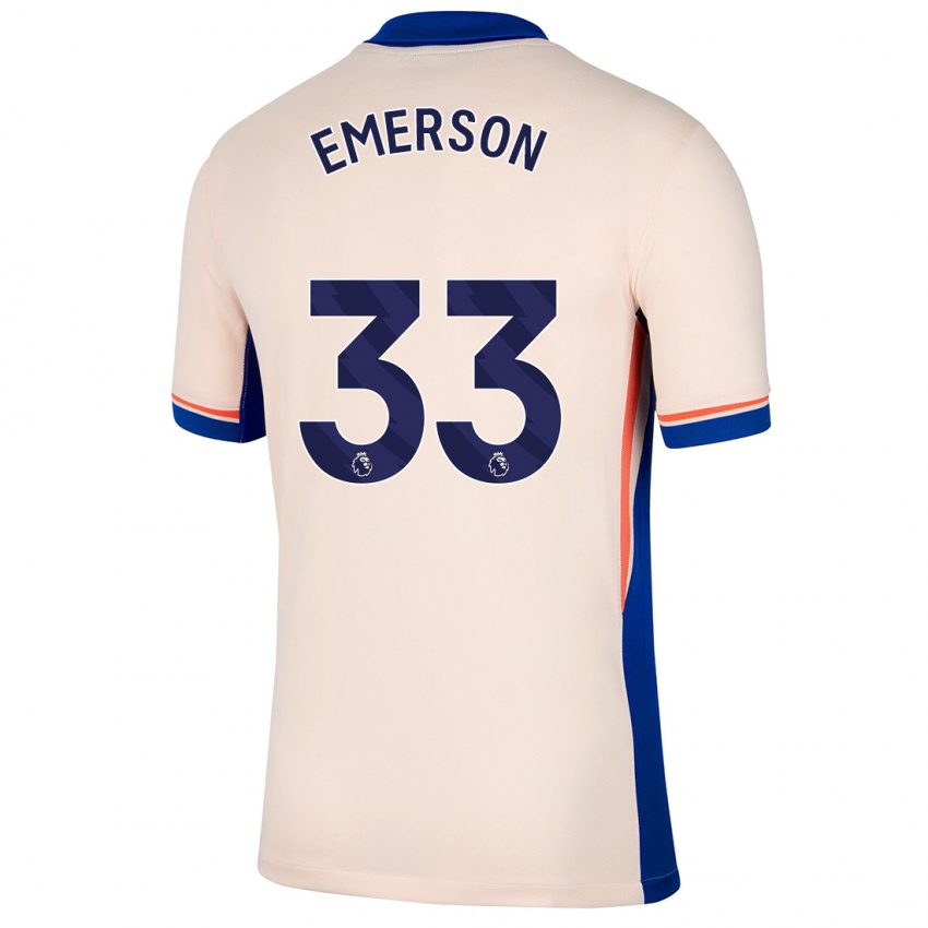 Niño Camiseta Emerson #33 Beige Claro 2ª Equipación 2024/25 La Camisa Argentina