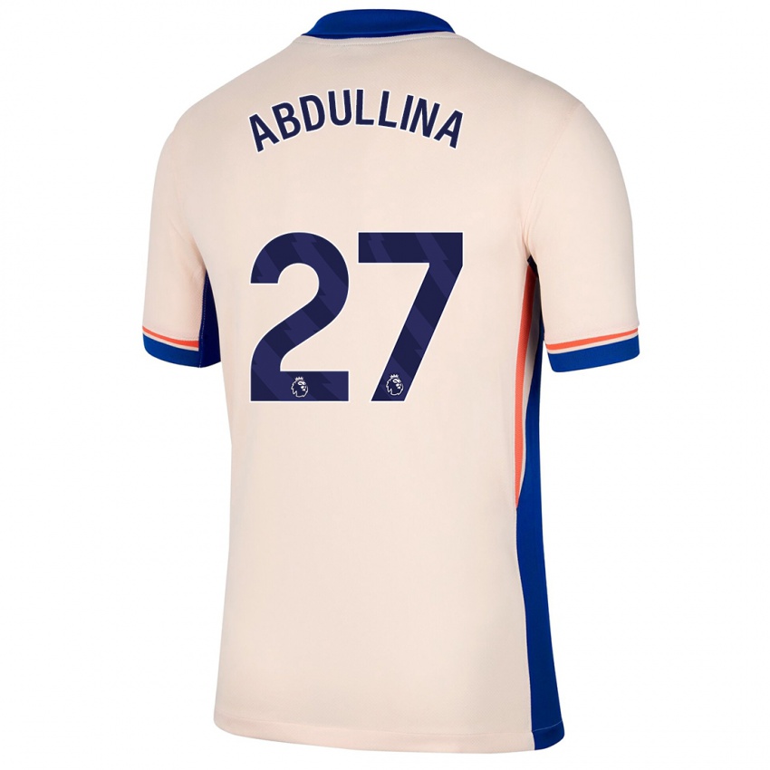 Niño Camiseta Alsu Abdullina #27 Beige Claro 2ª Equipación 2024/25 La Camisa Argentina