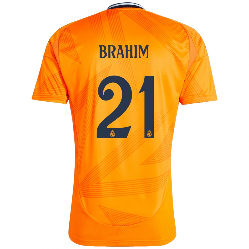 Niño Camiseta Brahim Diaz #21 Naranja 2ª Equipación 2024/25 La Camisa Argentina