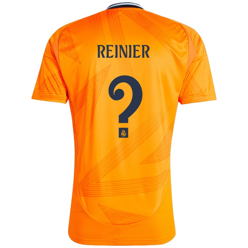 Niño Camiseta Reinier #0 Naranja 2ª Equipación 2024/25 La Camisa Argentina