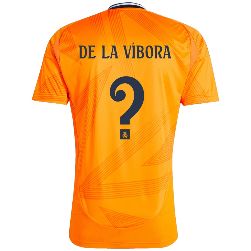 Niño Camiseta David De La Víbora #0 Naranja 2ª Equipación 2024/25 La Camisa Argentina