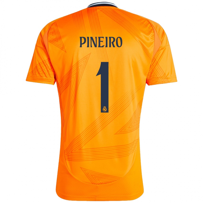 Niño Camiseta Diego Pineiro #1 Naranja 2ª Equipación 2024/25 La Camisa Argentina