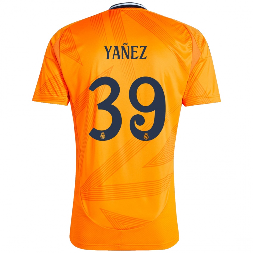 Niño Camiseta Daniel Yañez #39 Naranja 2ª Equipación 2024/25 La Camisa Argentina