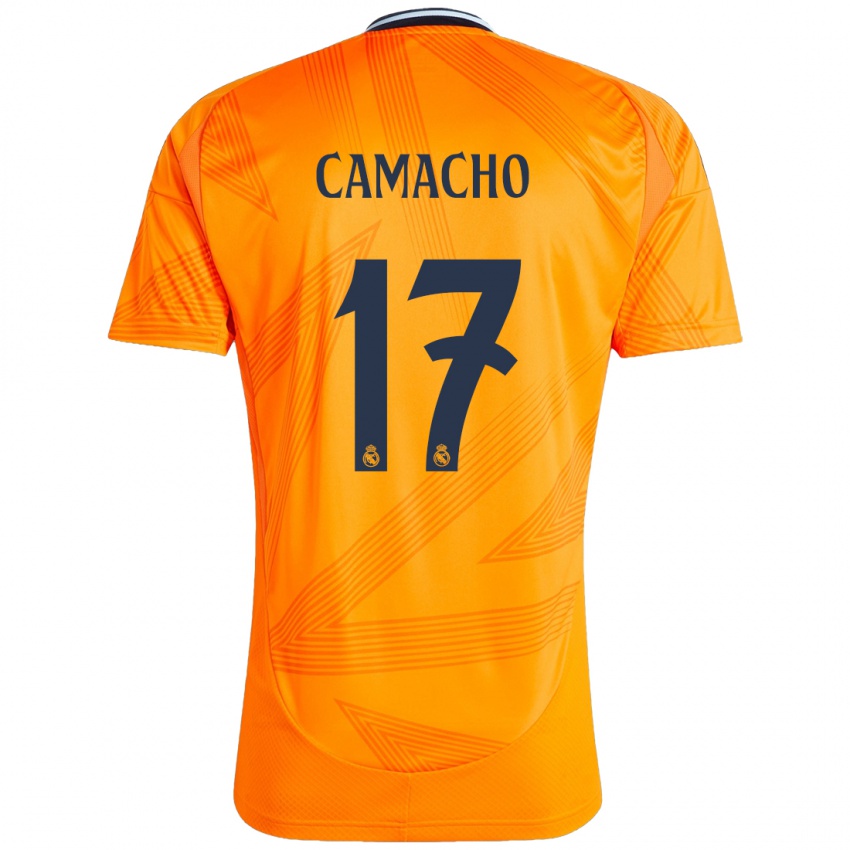 Niño Camiseta Carla Camacho #17 Naranja 2ª Equipación 2024/25 La Camisa Argentina