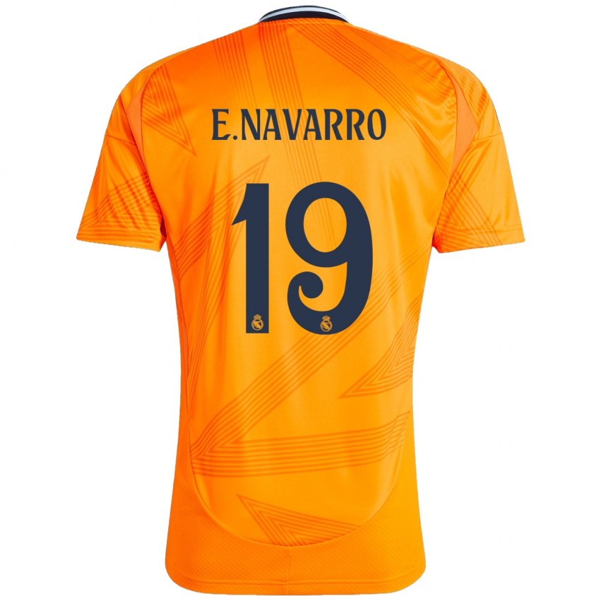 Niño Camiseta Eva Navarro #19 Naranja 2ª Equipación 2024/25 La Camisa Argentina