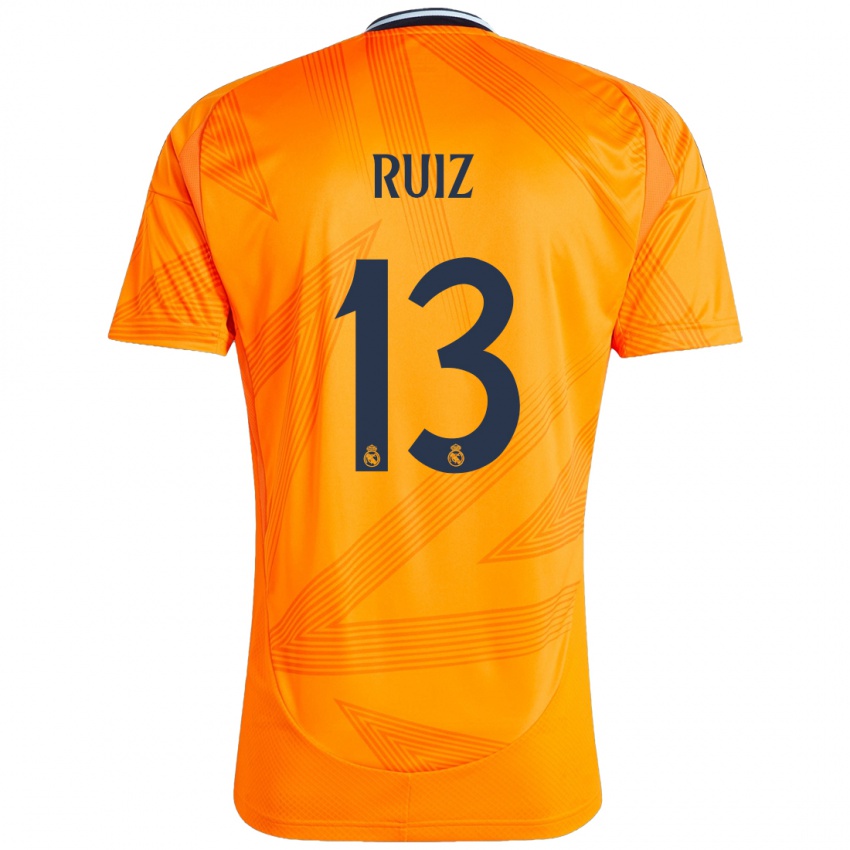 Niño Camiseta Guillermo Ruiz #13 Naranja 2ª Equipación 2024/25 La Camisa Argentina