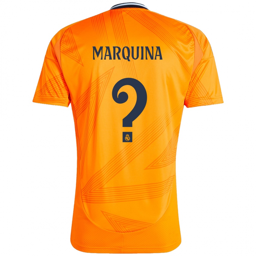 Niño Camiseta Guillermo Marquina #0 Naranja 2ª Equipación 2024/25 La Camisa Argentina