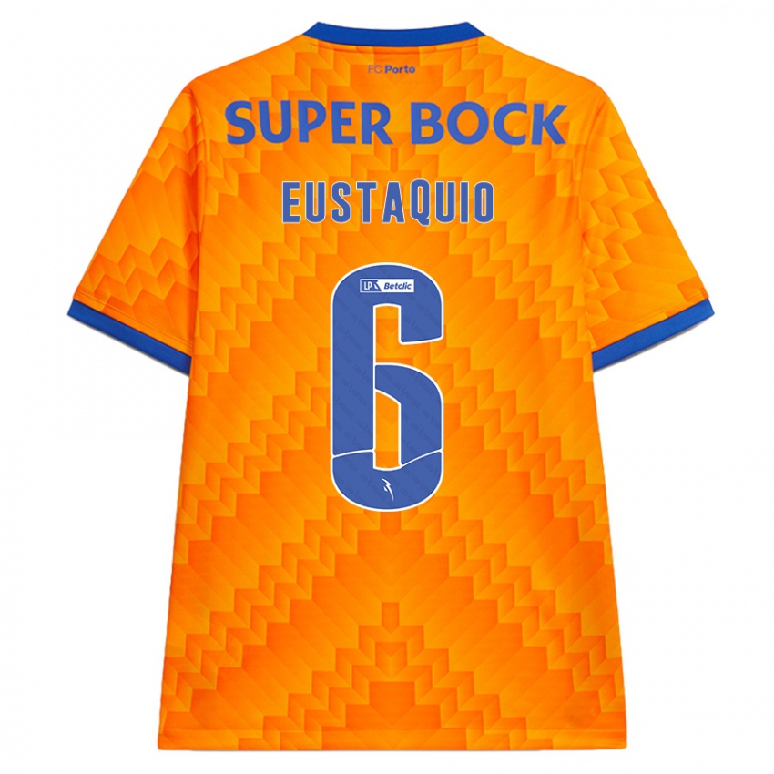 Niño Camiseta Stephen Eustaquio #6 Naranja 2ª Equipación 2024/25 La Camisa Argentina