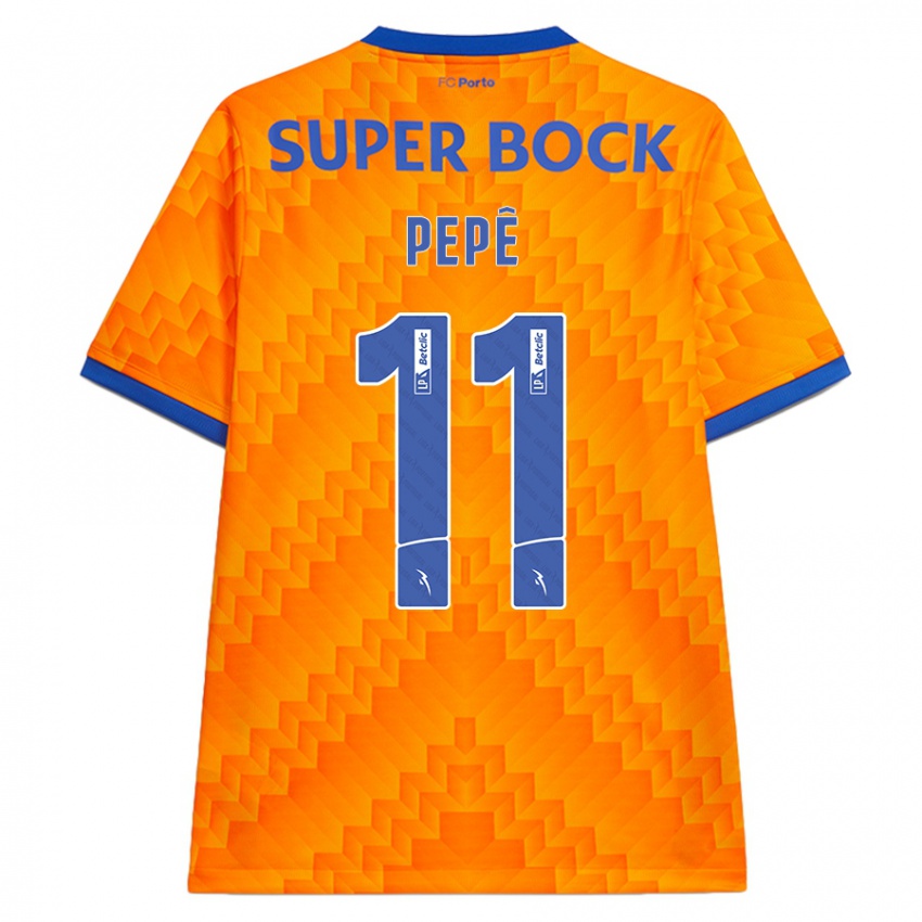 Niño Camiseta Pepe #11 Naranja 2ª Equipación 2024/25 La Camisa Argentina