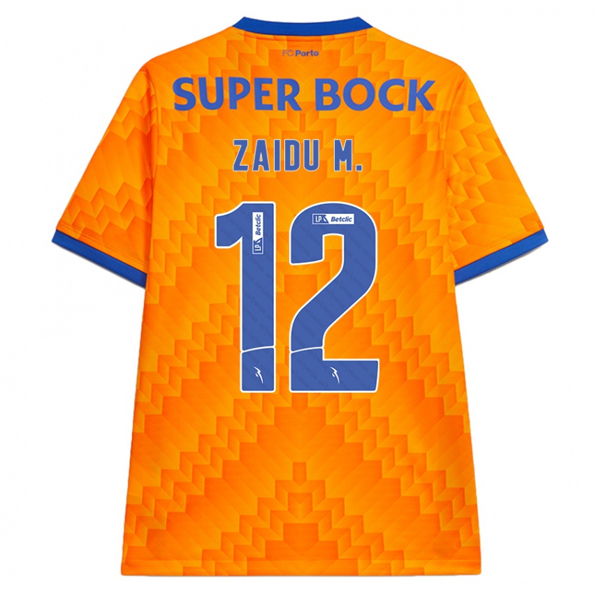 Niño Camiseta Zaidu #12 Naranja 2ª Equipación 2024/25 La Camisa Argentina